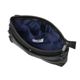 ランバン オン ブルー ショルダーバッグ メンズ 斜めがけバッグ 小さめ LANVIN en Bleu ブランド 大人 上品 ミニショルダー バッグ 横型 斜め掛け 肩掛け ファスナー 軽量 A5 撥水 フレーズ サコッシュ 527101