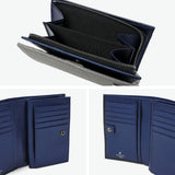 【当店限定モデル】 ランバン オン ブルー 財布 二つ折り財布 メンズ 二つ折り LANVIN en Bleu 二つ折 ブランド 本革 革 レザー 牛革 大きめ 小銭入れあり おしゃれ 大人 別注 限定 ゼット セミ長札 3129