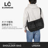 LC by LOWERCASE ショルダーバッグ メンズ レディース 大きめ 斜めがけ バッグ A4 エルシーバイロウワーケース ナイロン ブランド 横型 軽量 ショルダー カジュアル シンプル おしゃれ SHOULDER BAG L LC03