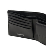 ラコステ 二つ折り財布 メンズ レディース 札 小銭 ブランド LACOSTE 財布 小銭入れあり 本革 小さい 大人 二つ折り 小さめ コンパクト 革 レザー 牛革 おしゃれ カード 小銭入れ ロゴ 2つ折りウォレット NH1601KP