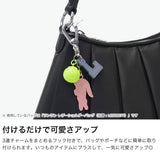 ラコステ キーホルダー LACOSTE チャーム ストラップ レディース ブランド かわいい おしゃれ キーリング キーフック バッグチャーム テニスボール ワニ モチーフ 小さめ 女性 プレゼント 3連チャームキーホルダー NF5321RL