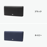 ラコステ 長財布 メンズ レディース 札 小銭 ブランド LACOSTE 財布 小銭入れあり 本革 大人 革 レザー 牛革 おしゃれ 無地 シンプル カード 軽量 軽い 小銭入れ ロゴ スリム ロングウォレット NH1603KP