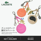 ラコステ キーホルダー LACOSTE ストラップ チャーム ミラー 鏡 ミラー付き レディース メンズ ブランド かわいい おしゃれ キーリング キーフック バッグチャーム 女性 プレゼント ミラーチャームキーホルダー NF5229RL