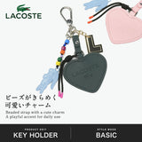 ラコステ キーホルダー LACOSTE ストラップ チャーム ハート ビーズストラップ レディース ブランド かわいい おしゃれ キーリング キーフック バッグチャーム 女性 プレゼント ハート&チャームキーホルダー NF5319RL