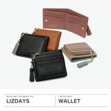 リズデイズ 二つ折り財布 レディース ファスナー ブランド LIZDAYS 財布 二つ折り 本革 大人 使いやすい 革 牛革 レザー 小さめ コンパクト ミニ財布 かわいい おしゃれ 本革二つ折り財布 lz-615