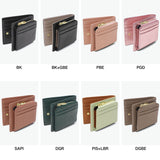 リズデイズ 二つ折り財布 レディース ファスナー ブランド LIZDAYS 財布 二つ折り 本革 大人 使いやすい 革 牛革 レザー 小さめ コンパクト ミニ財布 かわいい おしゃれ 本革二つ折り財布 lz-615