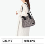 リズデイズ トートバッグ レディース LIZDAYS バッグ 軽量 軽い ブランド ナイロン 斜めがけ ショルダー 大人 上品 おしゃれ かわいい 撥水 高級感 シンプル キルト 2WAY B5 キルティング 2wayバッグ lz-3367r