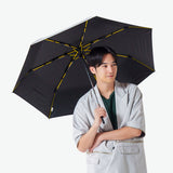 マブ 傘 折りたたみ 日傘 折り畳み メンズ mabu 晴雨兼用 大きい ブランド UVカット UV 一級遮光 遮熱 ケース付き おしゃれ 男性 親骨60cm 7本 黒 耐風 耐久 高強度遮光傘 内側 ストレングスミニEVO MOUSHO