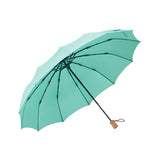 Mabu folding umbrella for men and women mabu umbrella folding umbrella for both sunny and rainy umbrellas, large, lightweight, 12 bones, durable, UV protection, Japanese umbrella, Japanese style, manual opening, hand opening, shaving, stylish, 55cm, 12 bones folding umbrella, Edo