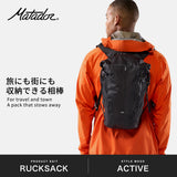 【日本正規品】 マタドール リュック メンズ レディース Matador 通勤 通学 旅行 折り畳み リュックサック ブランド 軽量 撥水 ナイロン 小さめ デイパック A4 18L ウォータープルーフ パッカブルバックパック