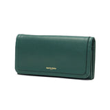 Marie Claire Long Wallet Women's Marie Claire Wallet Brand Genuine Leather Cover Flap Large Capacity Card Capacity Elegant Simple Cute Leather Wallet Coin Purse Clover Shrink Embossed Carrousel MC88647