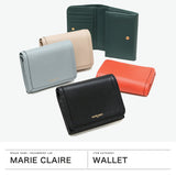 マリクレール 財布 レディース 二つ折り marie claire 二つ折 ブランド 本革 大人 上品 シンプル かわいい レザー サイフ 小銭入れ クローバー 型押し ロゴ おしゃれ レザーウォレット Carrousel MC88649