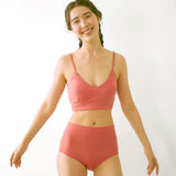 me. インナー レディース 下着 ミードット ブラジャー コットン パッド ノンワイヤー 綿 アンダー 60~84 リラックス ナイトブラ オシャレ 抗菌 防臭 締め付けない 日本製 organic cotton citoratec ブラトップ me-22210