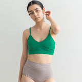 me. インナー レディース 下着 ミードット ブラジャー コットン パッド ノンワイヤー 綿 アンダー 60~84 リラックス ナイトブラ オシャレ 抗菌 防臭 締め付けない 日本製 organic cotton citoratec ブラトップ me-22210