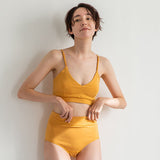 me. インナー レディース 下着 ミードット ブラジャー コットン パッド ノンワイヤー 綿 アンダー 60~84 リラックス ナイトブラ オシャレ 抗菌 防臭 締め付けない 日本製 organic cotton citoratec ブラトップ me-22210
