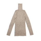 me. インナー レディース ミードット 長袖 おしゃれ 冬 秋冬 ハイネック タートル ウール メリノウール トップス 保湿 放湿 メロー リブ 重ね着 シンプル 日本製 merino washable wool タートルネック me-23309