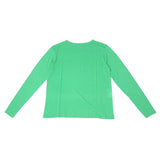 me. Tシャツ レディース 長袖 ミードット ロングTシャツ プルオーバー カットソー シンプル 日本製 薄手 カジュアル おしゃれ トップス flow cotton silk ロングスリーブT me-24200