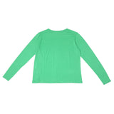 me. Tシャツ レディース 長袖 ミードット ロングTシャツ プルオーバー カットソー シンプル 日本製 薄手 カジュアル おしゃれ トップス flow cotton silk ロングスリーブT me-24200