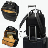 merve リュック レディース 大容量 ナイロン メルヴェ 軽量 軽い きれいめ 大人 おしゃれ 通勤 ビジネス かわいい 撥水 パソコン PC 丈夫 シンプル A4 14L 2層 マザーズリュック ルイーズ スクエアリュック MV010