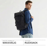 【正規品1年保証】 マキャベリック リュック メンズ レディース 通学 MAKAVELIC リュックサック バックパック 通勤 軽量 デイパック A4 B4 通勤リュック ビジネス PC CHASE DOUBLE LINE 4 BACKPACK 3125-10114