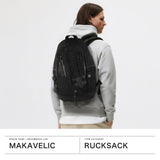 【正規品1年保証】 マキャベリック リュック メンズ レディース 軽量 通学 MAKAVELIC リュックサック バックパック おしゃれ カジュアル 大人 撥水 防水 PC 14インチ A4 16L SQUAD STRIKE DAYPACK 3125-10109