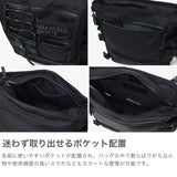 【正規品1年保証】 マキャベリック ショルダーバッグ メンズ レディース 軽量 斜めがけバッグ 小さめ MAKAVELIC ブランド かっこいい シンプル 斜めがけ 撥水 防水 黒 A5 SQUAD SUPPLY SHOULDER BAG 3125-10511