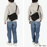 【正規品1年保証】 マキャベリック ショルダーバッグ メンズ レディース 軽量 斜めがけバッグ 小さめ MAKAVELIC ブランド かっこいい シンプル 斜めがけ 撥水 防水 黒 A5 SQUAD SUPPLY SHOULDER BAG 3125-10511