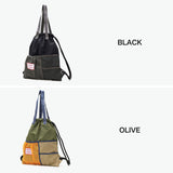 ミルクフェド リュック レディース 通学 MILKFED. ナップサック バッグ 軽量 軽い おしゃれ かわいい 2WAY 背負い 肩がけ トート 巾着 通勤 カジュアル リュックサック 女子 ブランド A4 MULTI COLOR KNAPSACK 103252053004