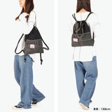 ミルクフェド リュック レディース 通学 MILKFED. ナップサック バッグ 軽量 軽い おしゃれ かわいい 2WAY 背負い 肩がけ トート 巾着 通勤 カジュアル リュックサック 女子 ブランド A4 MULTI COLOR KNAPSACK 103252053004