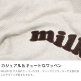 ミルクフェド パーカー レディース 大きいサイズ ジップ MILKFED. アウター 秋 冬 おしゃれ 女子 かわいい ロゴ ファスナー ジップパーカー ブランド フーディー ARCH COOPER LOGO ZIP UP HOODIE 103253012001