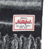 ミルクフェド マフラー レディース MILKFED. ブランド 大判 大きめ ボーダー ストライプ フリンジ カジュアル かわいい おしゃれ ふわふわ 防寒 起毛 軽い 女性 STRIPED FRINGE STOLE 103254054002