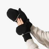 ミルクフェド 手袋 レディース 防寒 指なし MILKFED. かわいい ミトン ブランド 女性 ケーブル編み ハート グローブ 大人 人気 裏ボア フィンガーレス おしゃれ 2WAY HEART CABLE MITTENS 103254054004