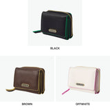 ミルクフェド 財布 レディース コンパクト MILKFED. 三つ折り財布 ブランド 小銭入れあり 本革 革 レザー 三つ折り ミニ財布 ミニ 小さい かわいい おしゃれ LOGO TRIFOLD LEATHER WALLET 103254054007