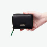 ミルクフェド 財布 レディース コンパクト MILKFED. 三つ折り財布 ブランド 小銭入れあり 本革 革 レザー 三つ折り ミニ財布 ミニ 小さい かわいい おしゃれ LOGO TRIFOLD LEATHER WALLET 103254054007