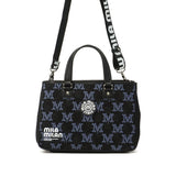 ミラ・ミラン トートバッグ ハンドバッグ メンズ レディース 2WAY mila milan 斜め掛け ブランド 小さめ 手持ち ショルダー ストラップ 自立 キャンバス ロゴ おしゃれ B5 ミケーレ ミニトートバッグ 267522