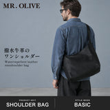 ミスターオリーブ イー.オー.アイ ショルダーバッグ メンズ レディース 大きめ 大容量 ブランド 斜めがけバッグ MR.OLIVE E.O.I 斜めがけ 本革 革 レザー 撥水 ワンショルダー A4 B4 IMPERMA-LEATHER ONE SHOULDER BAG ME667