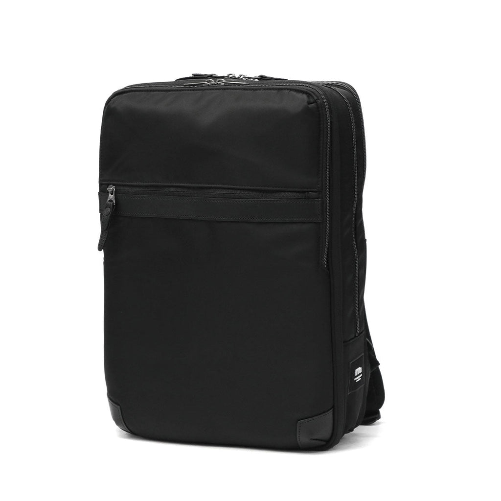 【商品レビューで＋5％】moustache on time ビジネスバッグ リュック メンズ A4 B4 ムスタッシュ オン タイム ナイロン ブランド 2層 ノートPC PC 16インチ  BNO BNO-2871 mot00007-blk_b67a75a5-850e-