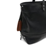 Mustash 토트 백 남성 여성 대형 비즈니스 가방 대기업 콧수염 토트 백 브랜드 A4 B4 비즈니스 노트 PC 20S 30S 독립 기술 통근 가방 Vye-4805