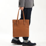 Mustash 토트 백 남자 숙녀 대형 A4 수직 콧수염 토트 가방 비즈니스 가방 통근 경량 캐주얼 어깨 세련된 얇은 마하 비 사업 합성 종료 브랜드 JGH-4595