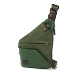 콧수염 바디 가방 콧수염 주후 2way 숄더백 대각선 대각선 1 숄더백 얇은 가방 라벨 수확 레이블 남성 숙녀 Juo-4785