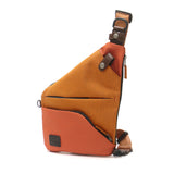 콧수염 바디 가방 콧수염 주후 2way 숄더백 대각선 대각선 1 숄더백 얇은 가방 라벨 수확 레이블 남성 숙녀 Juo-4785