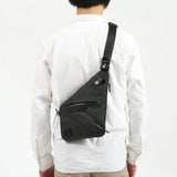 콧수염 바디 가방 콧수염 주후 2way 숄더백 대각선 대각선 1 숄더백 얇은 가방 라벨 수확 레이블 남성 숙녀 Juo-4785