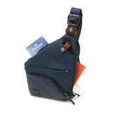 콧수염 바디 가방 콧수염 주후 2way 숄더백 대각선 대각선 1 숄더백 얇은 가방 라벨 수확 레이블 남성 숙녀 Juo-4785