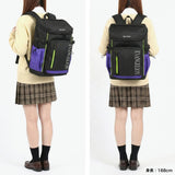 ムスタッシュ エヴァンゲリオン リュック MOUSTACHE レディース メンズ 大容量 通学 バッグ 軽量 大きめ ブランド スクールリュック A4 PC 14インチ マチ拡張 BOX型 24~30L エヴァンゲリオンコラボ MEV-4007