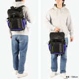 ムスタッシュ エヴァンゲリオン リュック MOUSTACHE レディース メンズ 大容量 通学 バッグ 軽量 大きめ ブランド スクールリュック A4 PC 14インチ マチ拡張 BOX型 24~30L エヴァンゲリオンコラボ MEV-4007