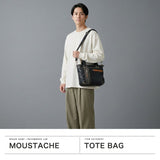 【当店限定モデル】 ムスタッシュ トートバッグ メンズ MOUSTACHE バッグ ブランド ショルダー かっこいい 軽量 小さめ ミニトート シンプル カジュアル おしゃれ 2WAY B5 YVQ ミニトートバッグ YVQ-6020