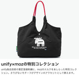 モズ トートバッグ 大きめ 軽量 軽い unify 刺繍 軽撥水 肩掛け 旅行 moz かわいい おしゃれ 大容量 マザーズバッグ エコバッグ サブバッグ 折りたたみ 買い物バッグ B4 15L エンブロイダリー ZUPS-01