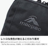 【日本正規品】 マックパック ショルダーバッグ メンズ レディース 小さめ 斜めがけバッグ macpac 軽量 軽い 斜めがけ 大人 ショルダーポーチ ブランド 仕事 2L ミニショルダー コンパクト 耐水 サッチモ MM82502