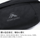 【日本正規品】 マックパック ウエストバッグ メンズ レディース アウトドア ウエスト ポーチ macpac ブランド シンプル カジュアル ボディバッグ 横型 小さめ 斜めがけ 耐水 4.5L 軽量 バンバッグL MM72505