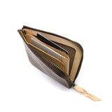Marineday Marine Day Oil Leather L- 형태의 지퍼 지갑 Age3